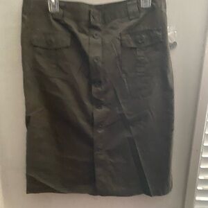 Olive Green Women's Skirt